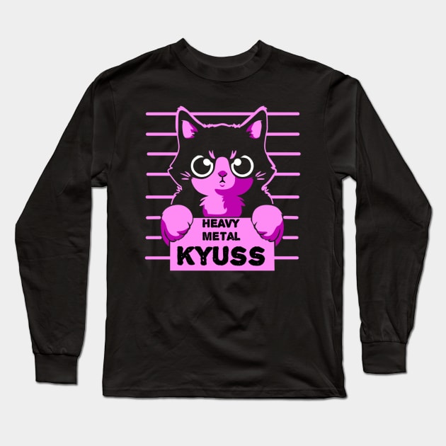 Kyuss cats Long Sleeve T-Shirt by Background wallpapers 